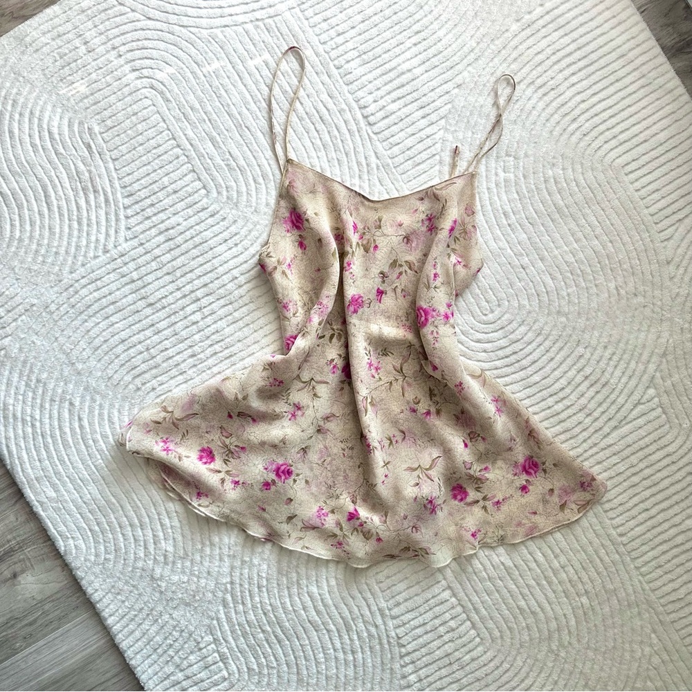 Oscar de la Renta Floral Slip Dress - Picture 5 of 7
